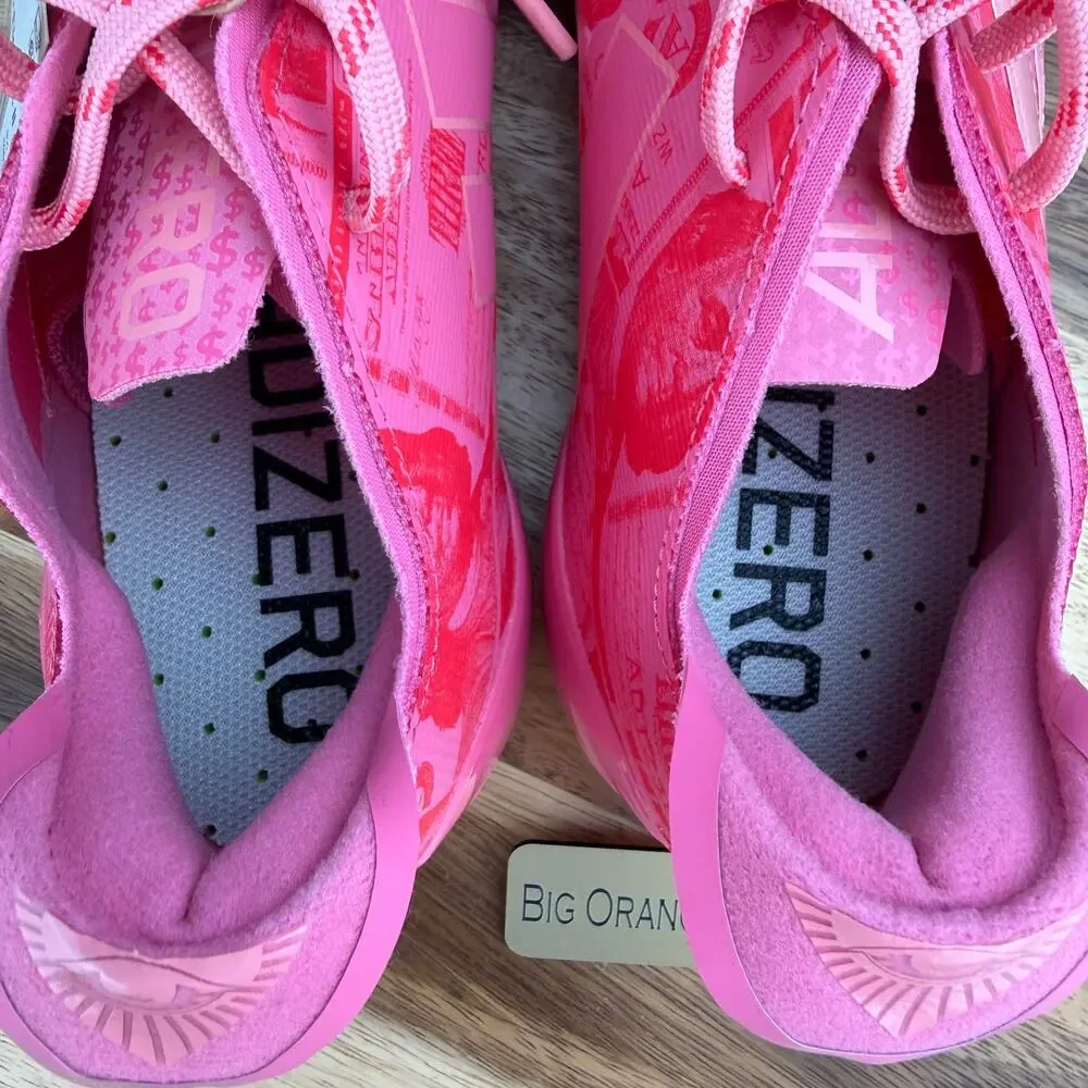 Adidas Adizero Electric II Currency Mens 10 Pink Money Football Cleats JQ3979